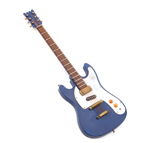 Wooden Mini Guitar Desk Decoration 1