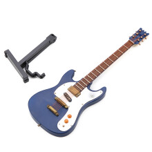 Lifelike Wooden Mini Guitar Display