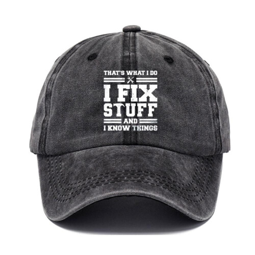 Vintage Washed Baseball Cap Unisex Polyester-Cotton Blend