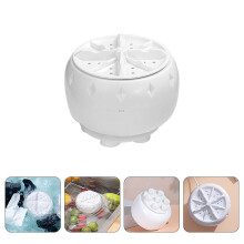 FRCOLOR2pcs Draagbare Mini Wasmachine USB Reis-, Buiten-, Camping-, Appartement-wasmachine met Zuignap