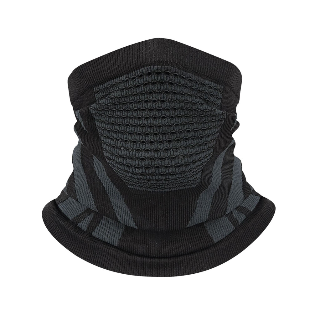 Men's Extreme Cold Weather Face Mask Neck Warmer For Winter Sports Free Size Dark/Gray 9448483851763