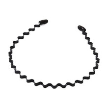 Acrylic + Alloy Metal Iron Headband for Men and Women: Lightweight, Comfortable, and Efficient Hair Fixing for Sports and Daily Use