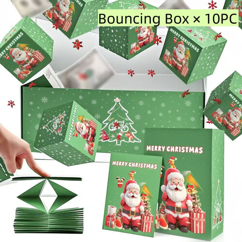 Weihnachtsüberraschungs-Pop-Up-Geschenkbox – 10er-Pack