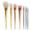 Makeup Brushes - Rose Silver Gold - Makeup Brushes 1