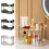 Transparent Plastic2-Tier Organizer for Bathroom Kitchen 1