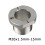 M Bushing Light Brightness Dowelling Jig Drill Sleeve Drill Sleeve Locator Woodworking Drill Precise Positioning 1