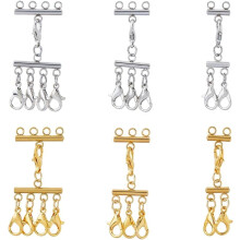 Necklace Clasp 304 Stainless Steel 6 pcs 44mm