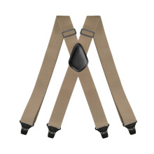 Elastische Hosenträger für Herren mit X-förmigem Rücken, 3,5 cm Polyester