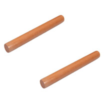 Abverkauf! Nudelholz-Sonderangebot! Weihnachtliches Nudelholz aus Holz und Silikon, verstellbar, für Kinder, 2er-Pack