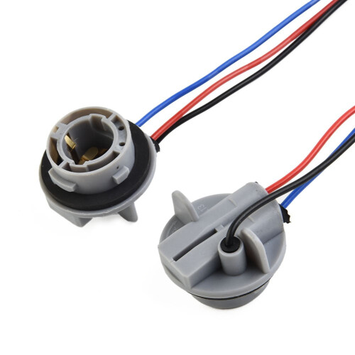 2PCS 1157 Bulb Socket BAY15D Socket P21/5W Adapter Brake Light Socket