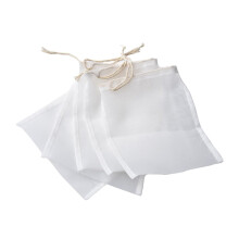 5 saci de filtrare din nailon cu plasă fină de 15 x 20 cm pentru bere acasă