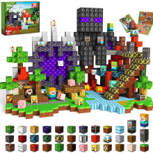 (100 件黑曜石幽灵门户) 300 Magnetic Blocks - Stacked Magnets, STEM Montessori Sensory Toys for Boys Girls Ages 3+, Christmas Birthday Gifts