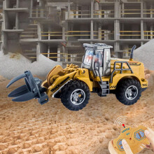 RC Excavator Toy for Kids 3+, 4-Channel Remote Control Construction Truck with Lights – Compatible with STEM Learning & Gift Ideas