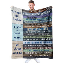 Plaid voor je vriend, romantisch cadeau, 30x40 inch