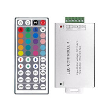 DC 12V-24V LED Light Strip Dimmer 12A PWM Controller for Single Color LED Strips Dimmer