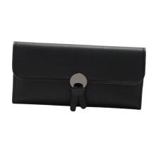 Wallet for Women Casual Pouch Organizer Card Protective PU Leather Card Case Black