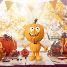 Halloween Decor Halloween Pumpkin Man Home Garden Decoration Statues Desktop Ornaments Halloween Decorations Outdoor Halloween Decorations Indoor