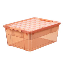 Clear Plastic Storage Box with Removable Tray, Lid & Caddy – Compatible with Beads, Crayons, Tools, Sewing Supplies