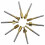 1/8 inch HSS coated woodworking router bits set 1