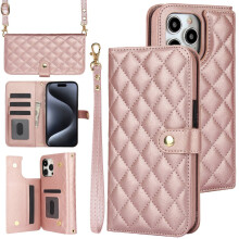 Leather Wallet Phone Case with Card Holder for compatible with iPhone 15 Pro Max, 14 Pro, 13 Pro, 12 Pro, 11 Pro, Xs, XR, 7–8 Plus, SE