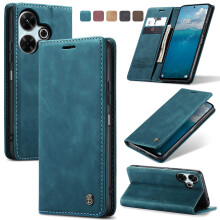 Leather Wallet With Card Holder Zipper Phone Case For Redmi 13 13C High Quality Leather Phone Case