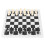 Portable Folding Rubber Cloth Chess Set, 35cm, 65mm King 3
