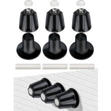 Juego de 3 piezas de manija para grifo de bañera con brida y boquilla C/H/D – Compatible con Price Pfister Verve, 5-1/2" de alto, vástago de 12