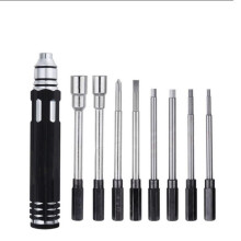 10-in-1 Repair Tool Kit with Hex, Phillips, Wrench – Ergonomic Anti-Slip Handles, Portable for Cars, Drones, Helicopters