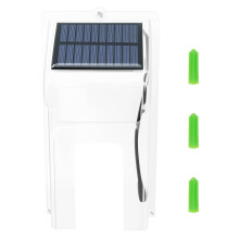 Solar-Powered Transparent Doorbell Cover for Ring Doorbell