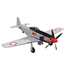 Gjør-det-selv papirflymodell1: 33-skala P-51D Mustang jagerfly for militære puslespillentusiaster Nøyaktig skala detaljert bygging