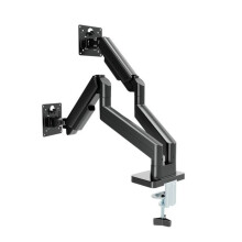 Suporte para monitor - GEMBIRD - MA-DA2-06 - Duplo 17-32 polegadas - Montagem de mesa - Ajustável, preto