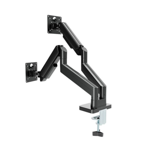 Suporte para monitor - GEMBIRD - MA-DA2-06 - Duplo 17-32 polegadas - Montagem de mesa - Ajustável, preto