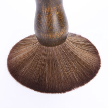 Escova de corte de cabelo com cabo de madeira, escova de limpeza capilar, escova para salão de cabeleireiro para homens e mulheres.