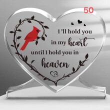 In Stock New Valentine's Day Love Transparent Acrylic Mother's Day Father's Day Table Decorations Ornaments