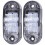 10-30V 2LED Seitenmarkierungsleuchte Weißer Blinker 1