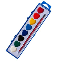 Mini Watercolor Paint Set Portable Palette 8 Grids