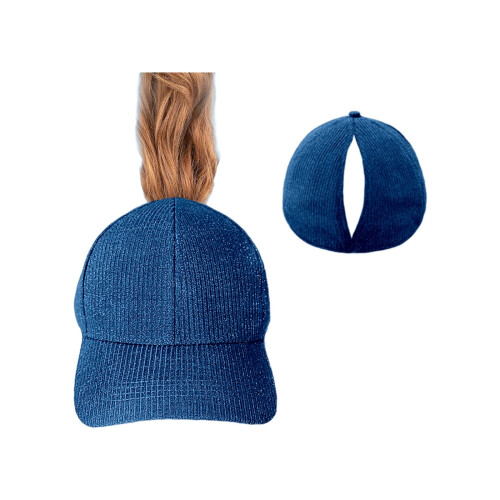 Women's Ponytail Baseball Cap Adjustable Snapback