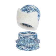 Winter Knit Hat and Scarf Set for Cold Weather