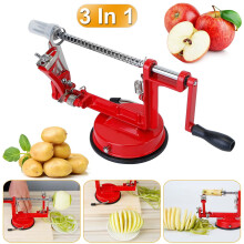 3-in-1-Funktion: Kompatibel mit Apfelschäler, manuellem Obstentkerner und -schneider, kompatibel mit Apfelentkerner und -schäler, kompatibel mit