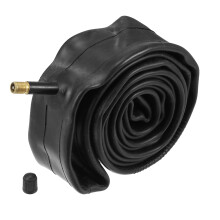 Chambre à air universelle pour vélo 26x1,75/1,95 noire avec valve américaine de 32 mm