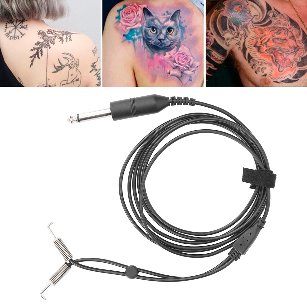 Black Silicone 2M Tattoo Clip Cord For Coil & Motor Machines