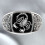 Men's Scorpion Engraved Alloy Ring Silver 2