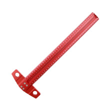 T Square, Aluminum Alloy T Square Ruler, Precision Marking Woodworking Scriber Ruler 300mm 400mm Architect Ruler Square Drafting Ruler for Carpenter