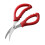Seafood Tools Set Kitchen Shears Stainless Steel Red 3Pcs 8