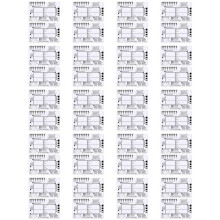 40pcs ECG 7 Step Ruler,ECG 7 Step Ruler for ECG/EKG Interpretation,ECG Reference Guide Ruler,EKG Calipers Measuring Tool