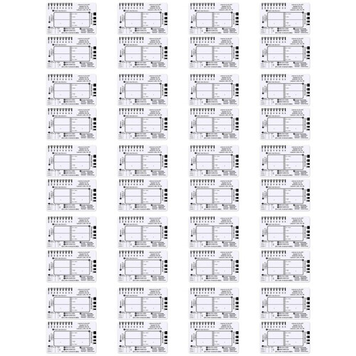 40 Pezzi ECG 7 Step Ruler, ECG 7 Step Ruler per Interpretazione ECG/EKG, ECG Reference Guide Ruler, EKG Calipers Measuring Tool