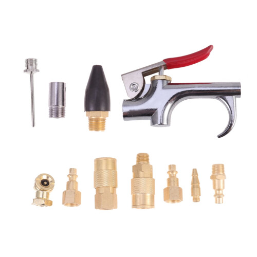 MPneumatic Quick Connector Air Blow Coupler Set 12 pcs