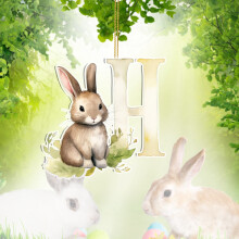 Easter Wall Hangs,Easter Cartoon Charms Resin Rabbit Charms Jewelry Making Rabbit Pendants DIY Jewelry Accessories