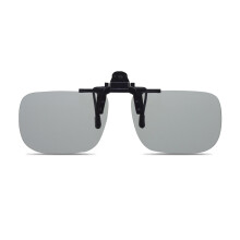 GXFCAI 1 PC Sunglasses Clip Unisex Clip-on Polarized Day Night Vision Flip-up Driving Sunglasses Glasses Lens For Outside