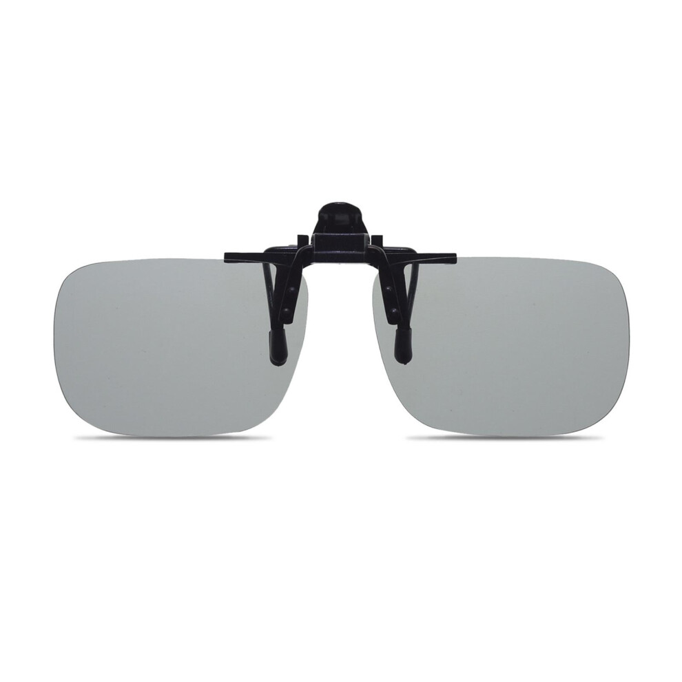 GXFCAI 1 PC Sunglasses Clip Unisex Clip-on Polarized Day Night Vision Flip-up Driving Sunglasses Glasses Lens For Outside